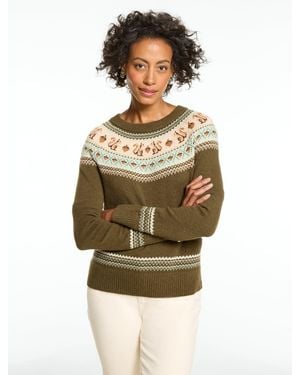 Talbots Crewneck Jumper - Multicolour