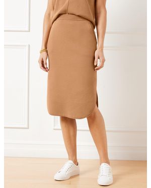 Talbots Jumper Studio Midi Skirt - Natural