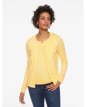 Talbots Charming Cardigan Sweater - Yellow