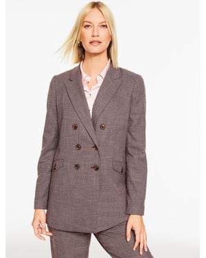 Talbots City Twill Blazer - Purple