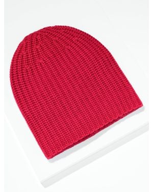 Talbots Chunky Cashmere Beanie - Red