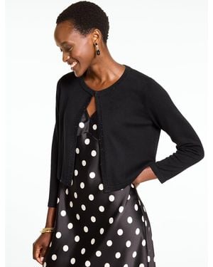 Talbots Embellished Shrug - Black