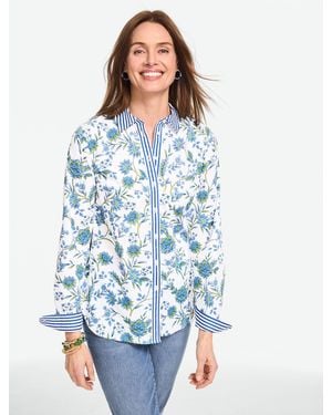 Talbots Modern Classic Shirt - Blue
