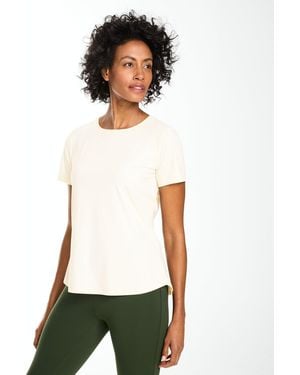 Talbots Active Jersey Short Sleeve T-shirt - White