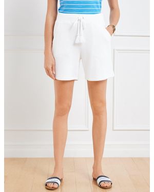 Talbots Beach Terry Shorts - White