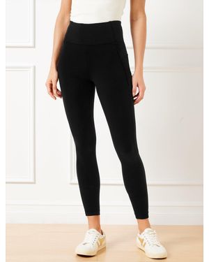 Talbots Performance Interlock Leggings - Black