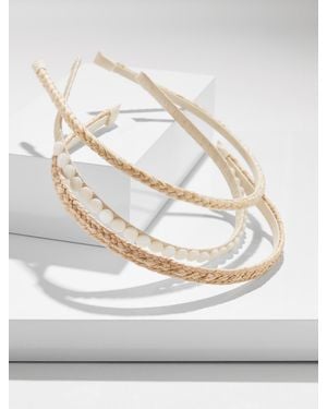 Talbots Coastal Skinny Headband - Grey