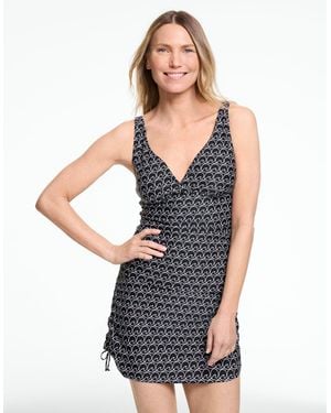 Aqua Club V-neck Tankini - White