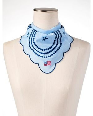 Talbots Americana Neckerchief - Blue