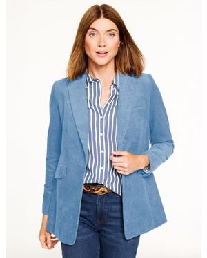 Talbots Corduroy Blazer - Blue