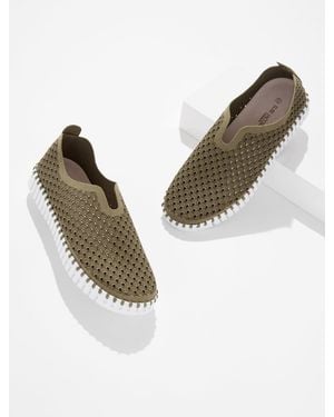 Ilse Jacobsen Isle Jacobsen Tulip Slip-on Flats - Green