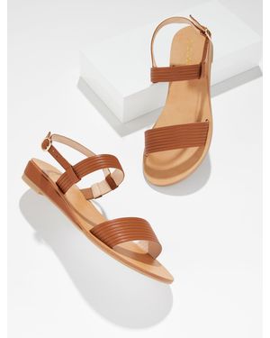 Talbots Gracelyn Nappa Wedge Sandals - White