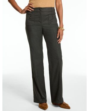 Talbots Relaxed Bootcut Trousers - Black