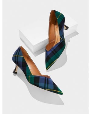 Talbots Ember Kitten Heel Court Shoes - Blue