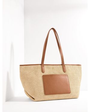 Talbots Essential Straw Tote - Natural