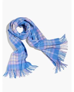Talbots Cashmere Waterweave Scarf - Blue