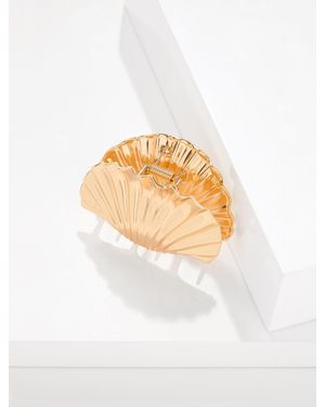 Talbots Seashell Hair Clip - White