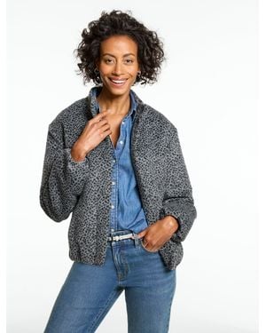 Talbots Mockneck Jacket - Blue