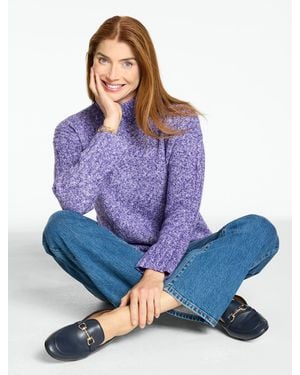 Talbots Mockneck Sweater - Blue