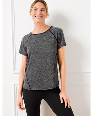 Talbots Active Stretch Jersey Short Sleeve T-shirt - Grey