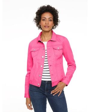 Talbots Classic Jean Jacket - Pink