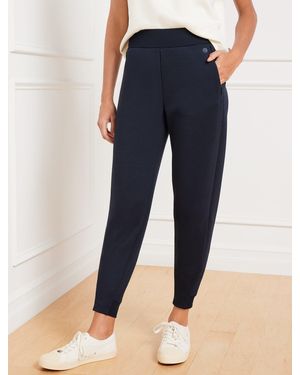 Talbots Airknit Stretch Ribbed Jogger Pants - Blue