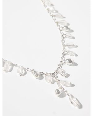 Talbots Spring Showers Necklace - White