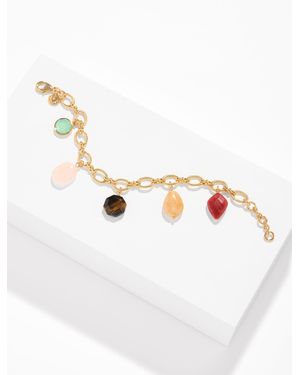 Talbots Thea Charm Bracelet - White