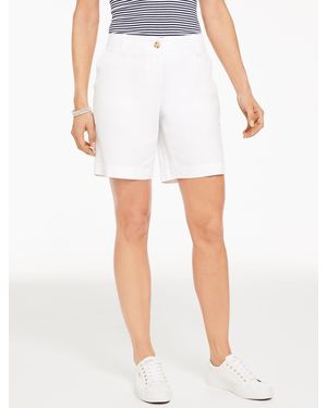 Talbots Relaxed Chino Shorts - White