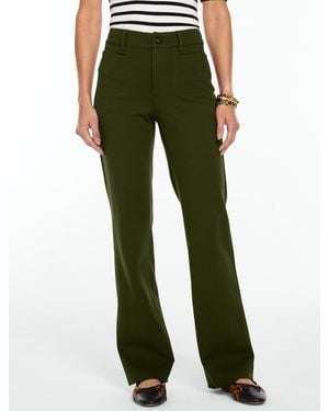 Talbots Perfect Ponte Bootcut Pants - Green