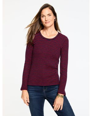 Talbots Scoop Neck Top - Purple