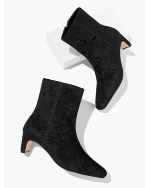 Talbots Galen Curved Ankle Boots - Black