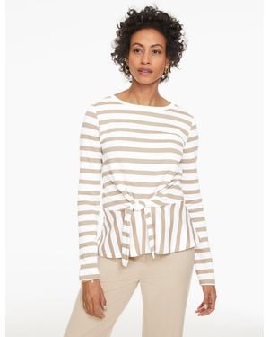 Talbots Tie-front Top - White