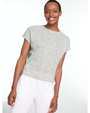Talbots Short Sleeve Crewneck T-shirt - White