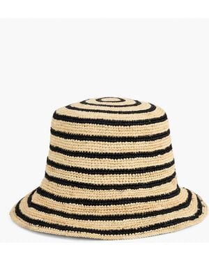 Hat Attack Chic Crochet Bucket Hat - Natural