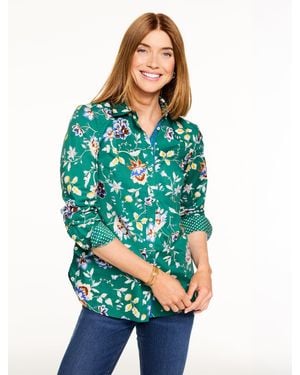Talbots Modern Classic Shirt - Blue