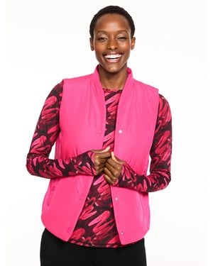 Talbots Lightweight Puffer Vest - Pink