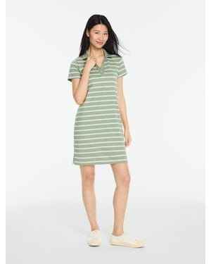 Talbots Luxe Jersey Collared Dress - Green