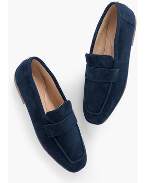 Talbots Audrey Suede Loafers - Blue