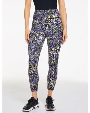 Talbots Performance Compression Capri Leggings - Blue