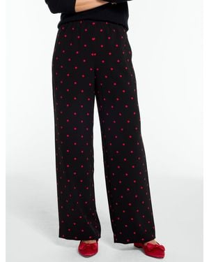 Talbots Wide Leg Pull-on Pants - Blue