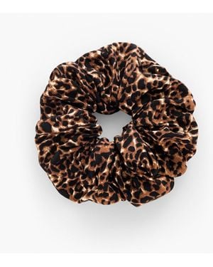 Talbots Delicate Leopard Scrunchie - Brown