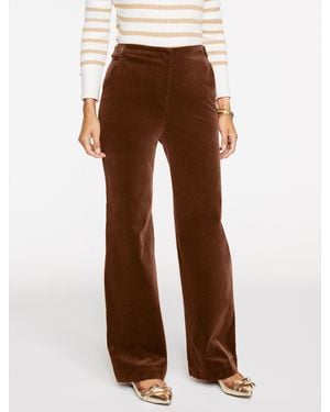 Talbots Wide Leg Corduroy Pants - Brown