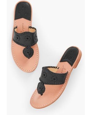 Jack Rogers Jacks Flat Sandals - Black