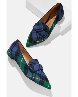 Talbots Scarlet Pointed Toe Loafers - Blue