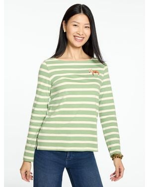 Talbots Bateau Neck T-shirt - Green