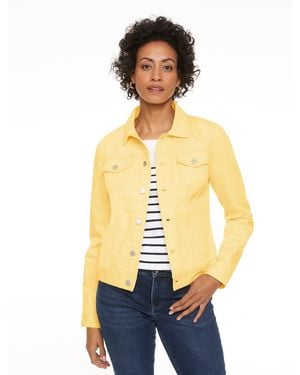 Talbots Classic Jean Jacket - White