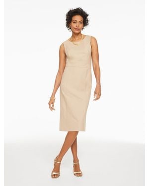 Talbots Rachel Cotton Sleeveless Dress - White