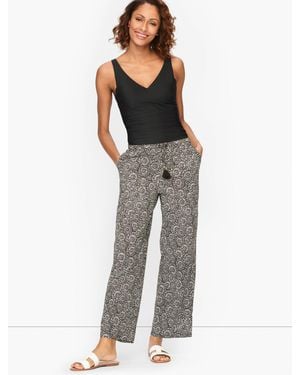 Miraclesuit ® Woven Cotton Beach Trousers - Grey