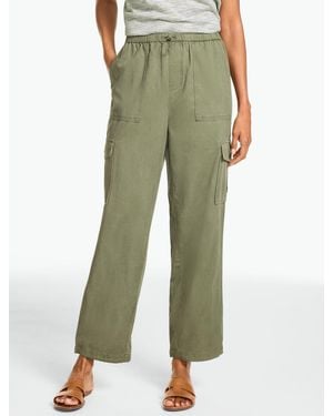 Talbots Woven Cargo Pants - Green